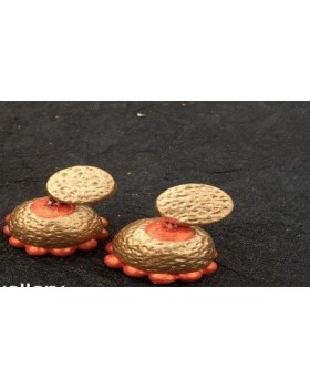 Handpainted Terracotta Jewellery – Ear rings Handpainted Terracotta Jewellery – Ear rings